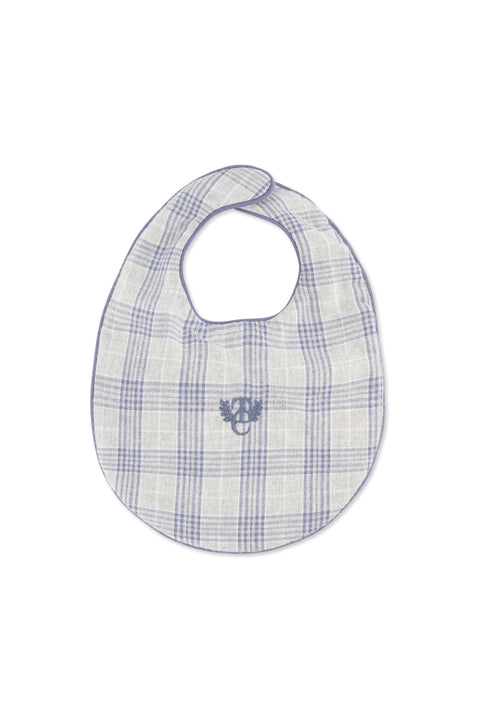 Bavoir - Bleuet Twill de coton T1 - Image principale