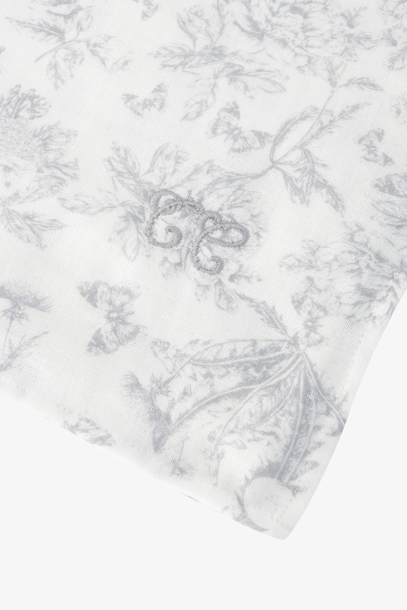 pañal maxi - Estampado inspiración Toile de Jouy Gris