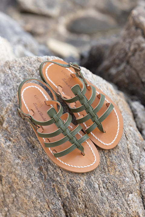 Sandales Homere - Kaki KJacques x Tartine et Chocolat - Image principale