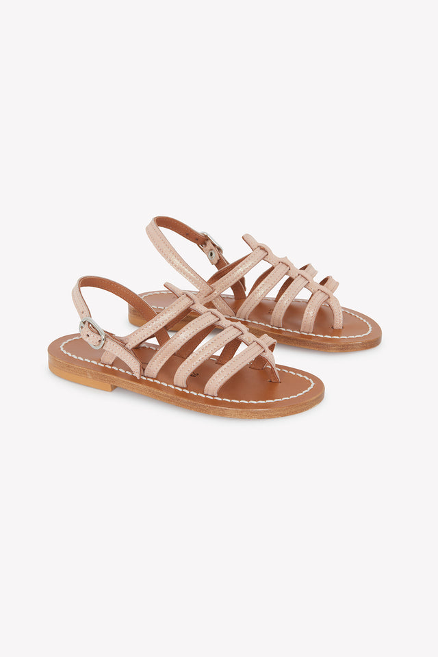 Homere-Sandalen - Blassrosa KJacques x Tartine et Chocolat - Image principale