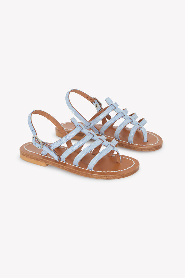 Homere-Sandalen - Hellblau KJacques x Tartine et Chocolat - Image principale