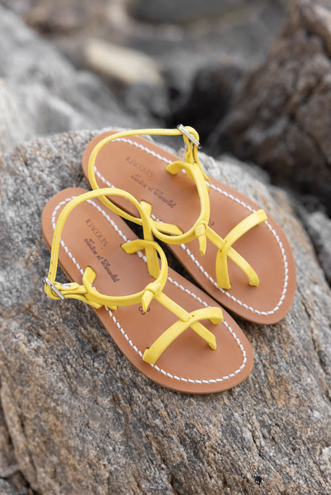 Sandales Violeta - Jaune KJacques x Tartine et Chocolat - Image principale