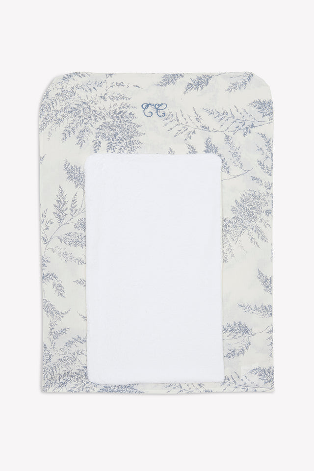 Funda de cambiador cambiando - Feuillage Azul - Image principale