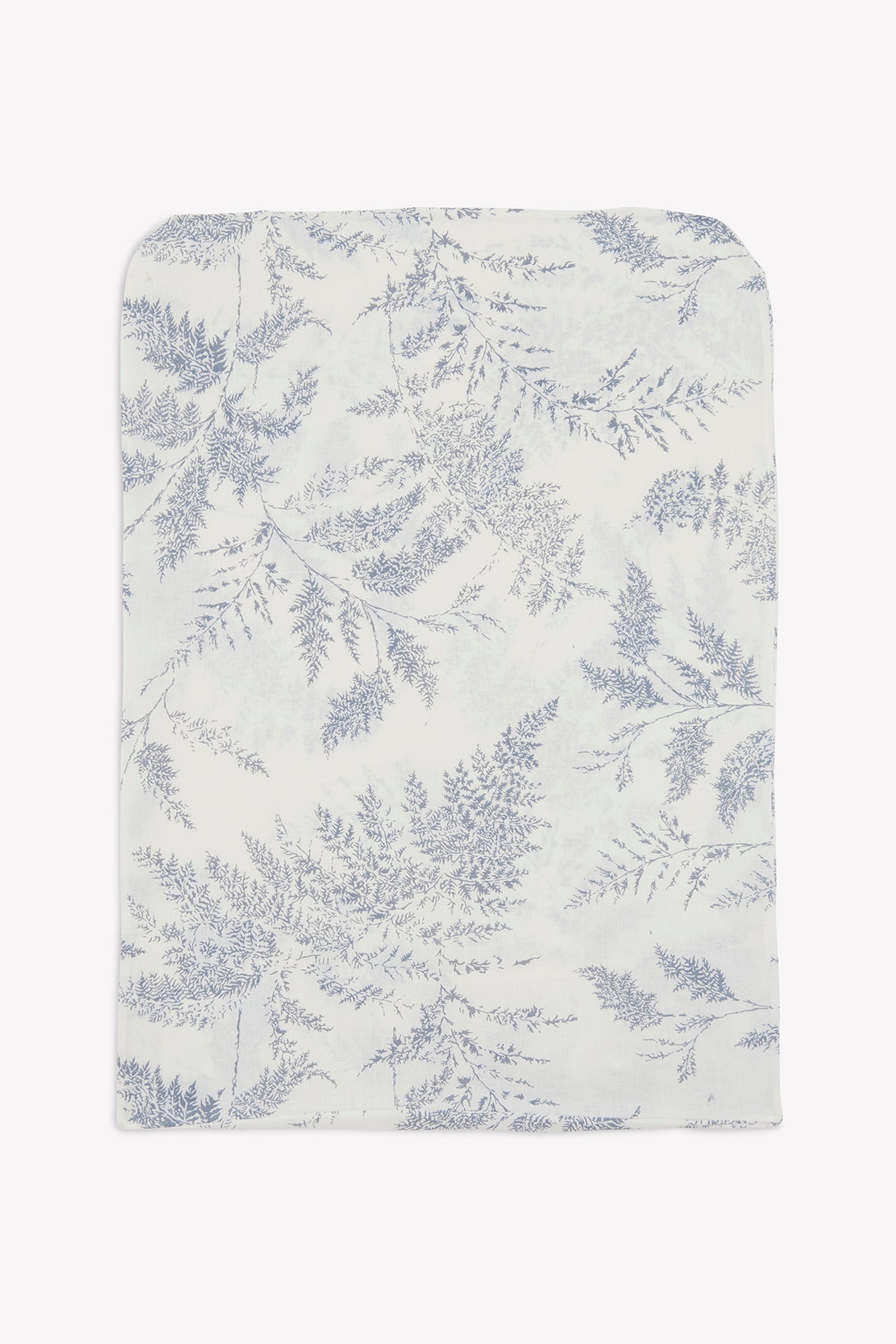 Housse de matelas à langer - Feuillage Bleu