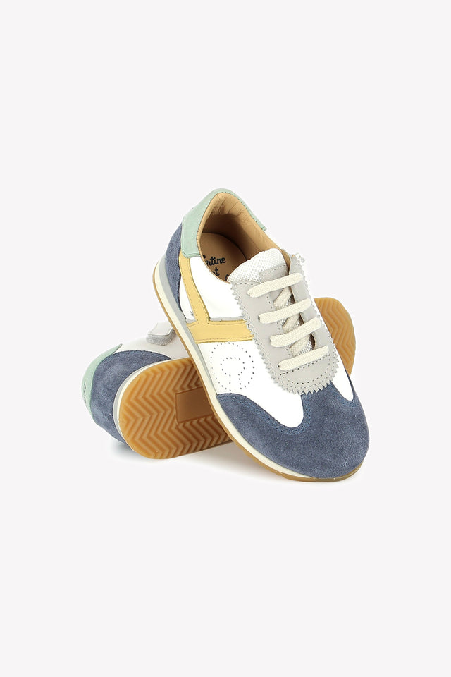 Baskets - TC 77 velours bleu - Image principale