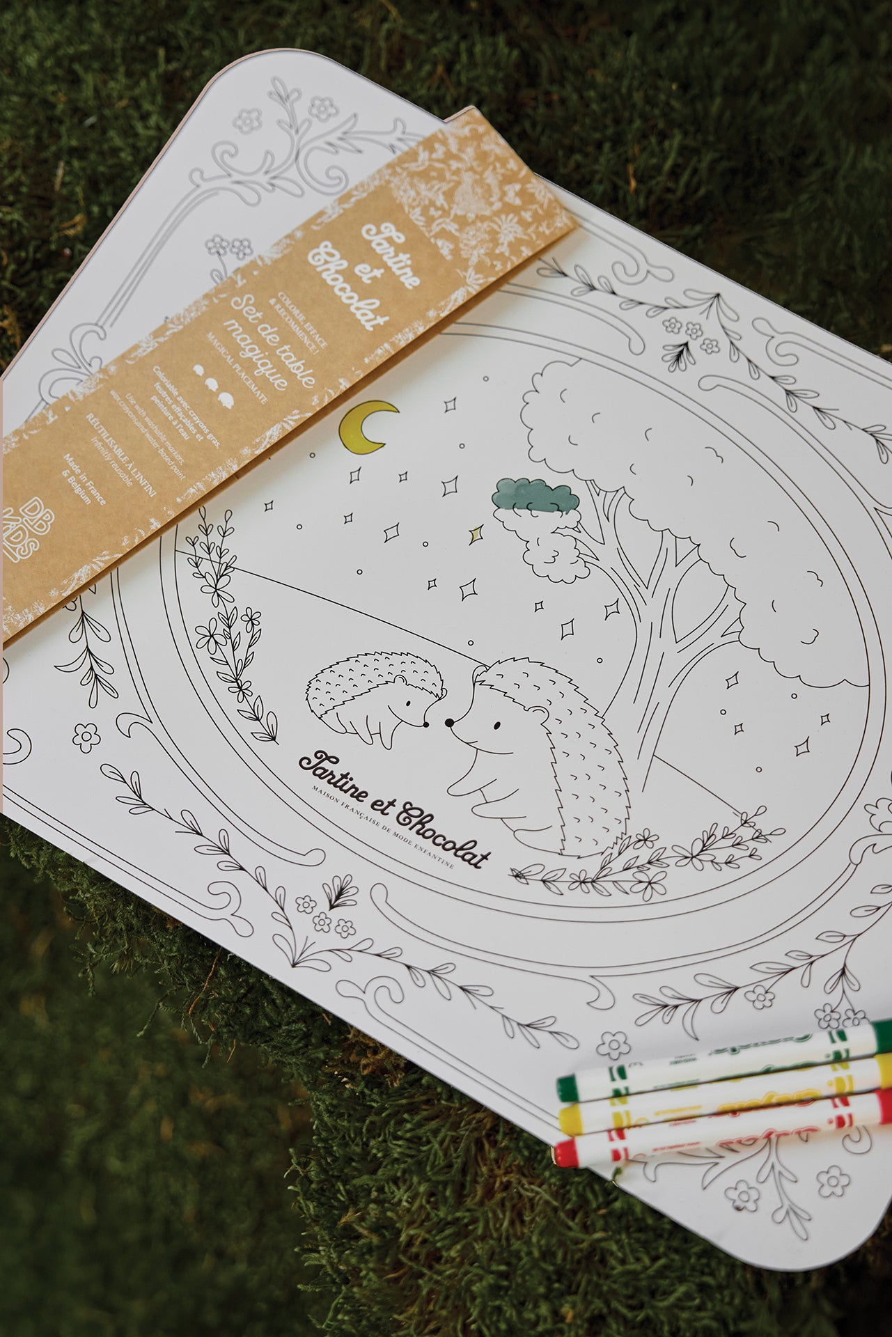 Mantel Individual Mágico - Caras Divertidas x Tartine et Chocolat