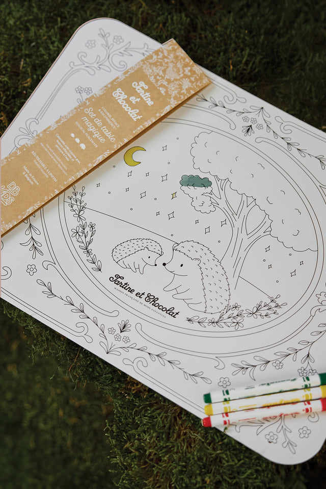 Tovaglietta magica - Facce buffe x Tartine et Chocolat - Image principale