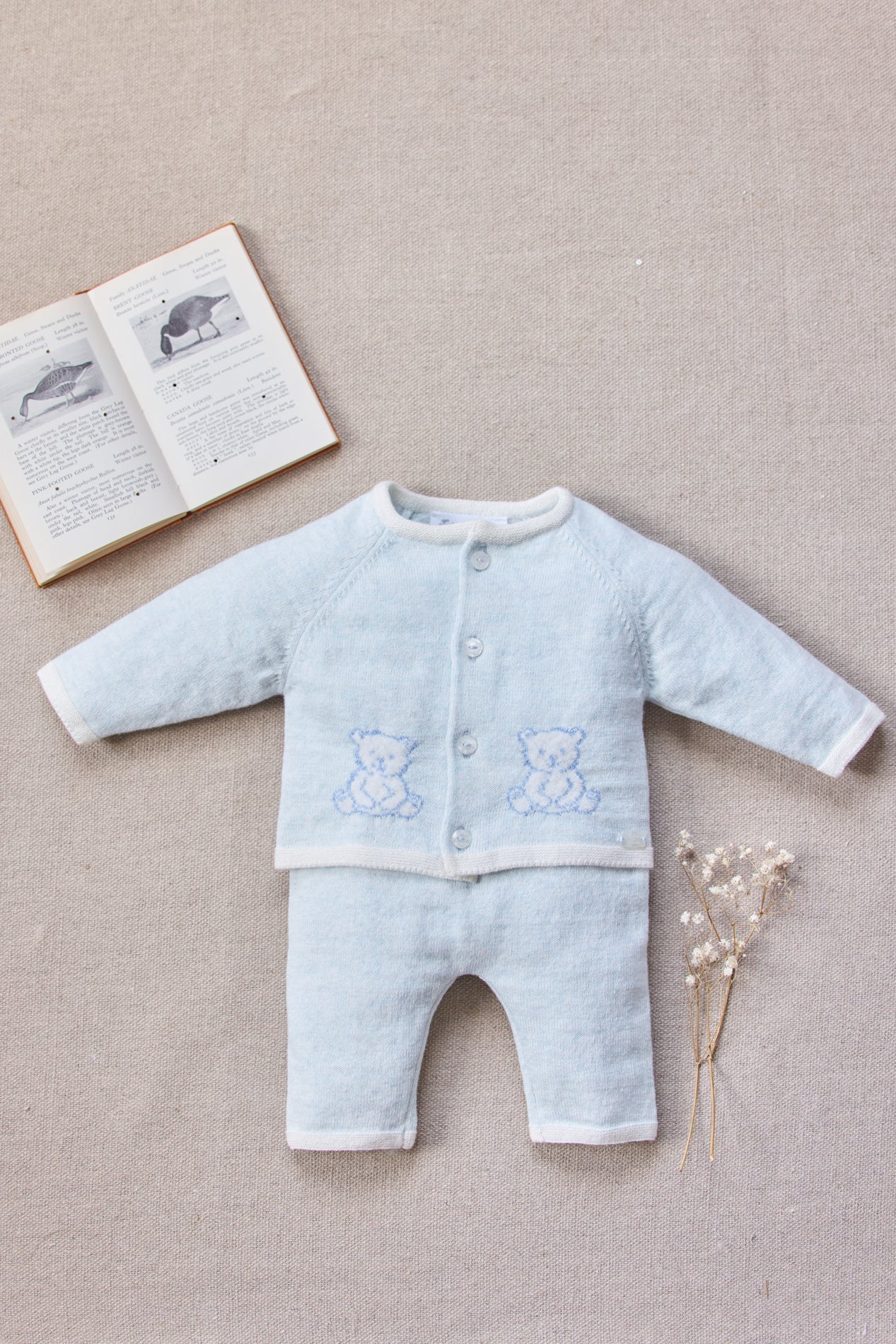Ensemble long - Ciel coton boutons