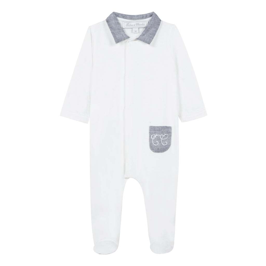 Pyjama - Blanc Feuillage