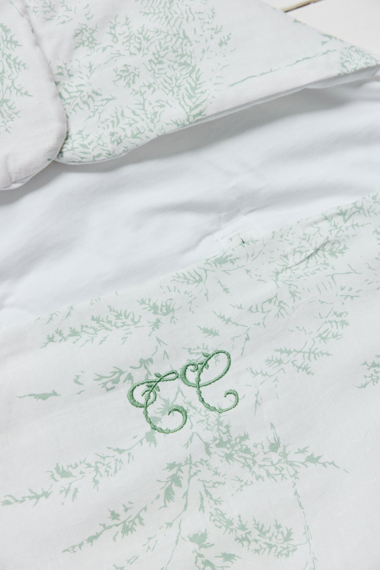 Baby nest - Print Feuillage Green