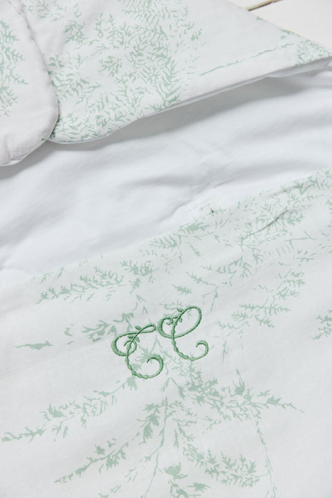 Baby nest - Print Feuillage Green - Image principale