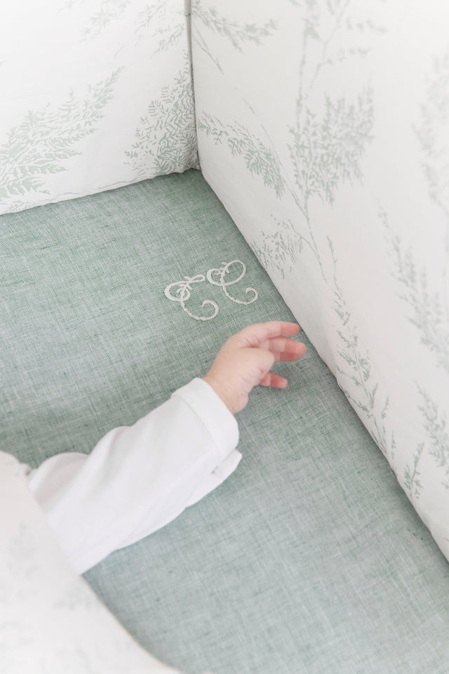 Parachoques de cama - Reversible Feuillage Verde - Image principale