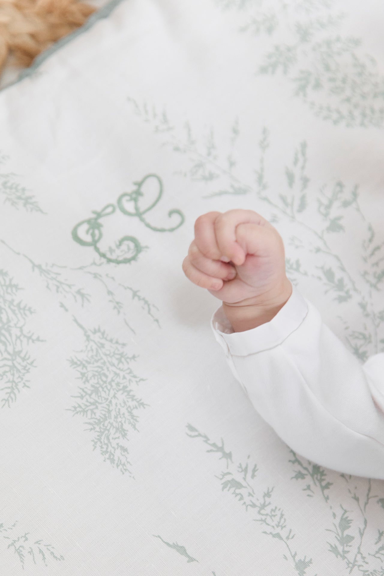 Manta - Reversible Feuillage Verde