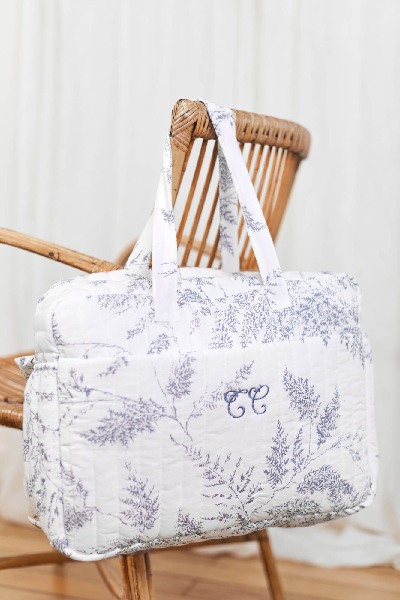 Borsa per pannolini - Feuillage Blu