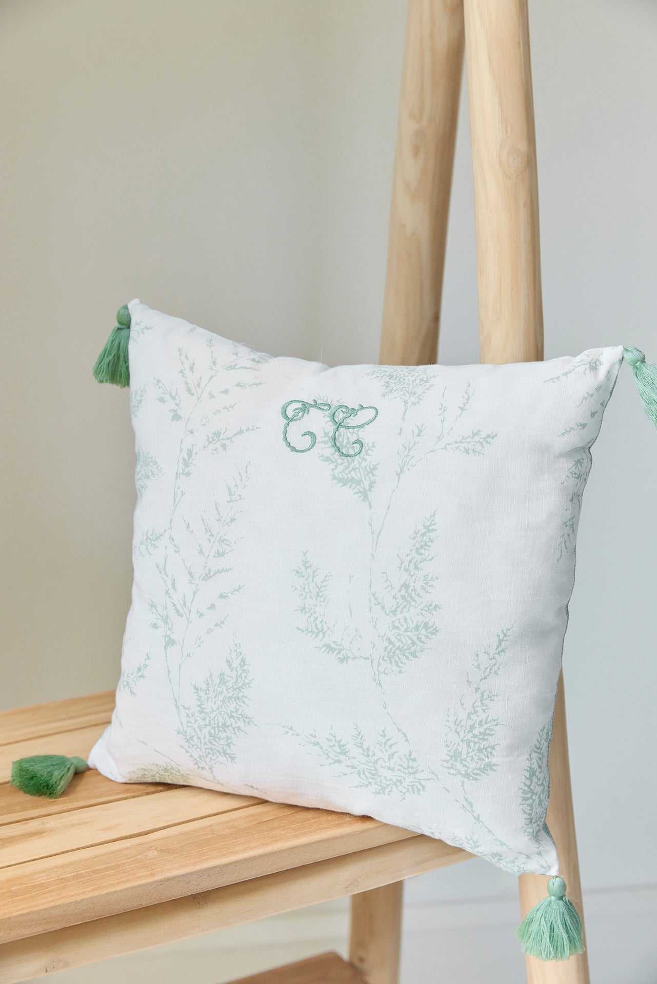 Cuscino Reversibile - Feuillage Verde