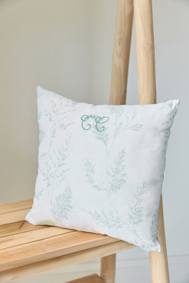 Coussin réversible - Feuillage Vert - Image principale