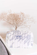 Trousse de toilette - Feuillage Bleu
