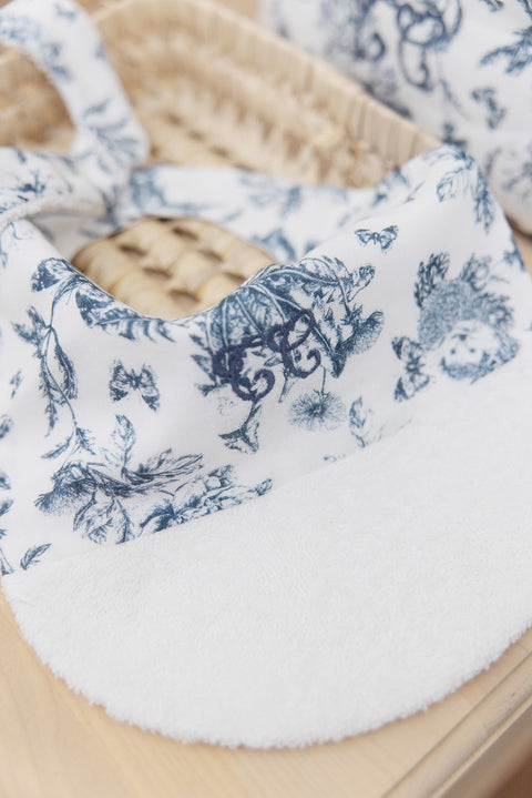 Lätzchen - DruckInspiration toile de jouy Blau T2 - Image principale