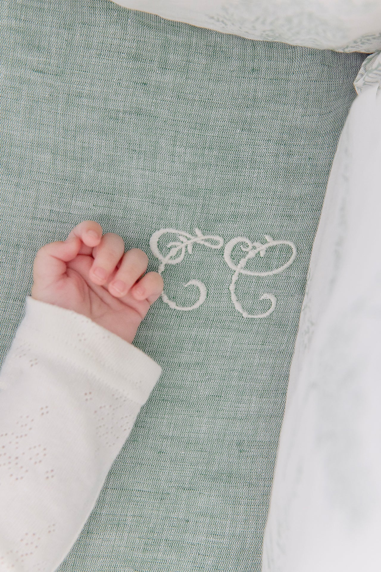 Fitted sheet - Feuillage Green