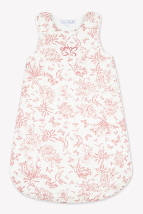 Gigoteuse - T1 Imprimé inspiration Toile de Jouy rose - Image principale