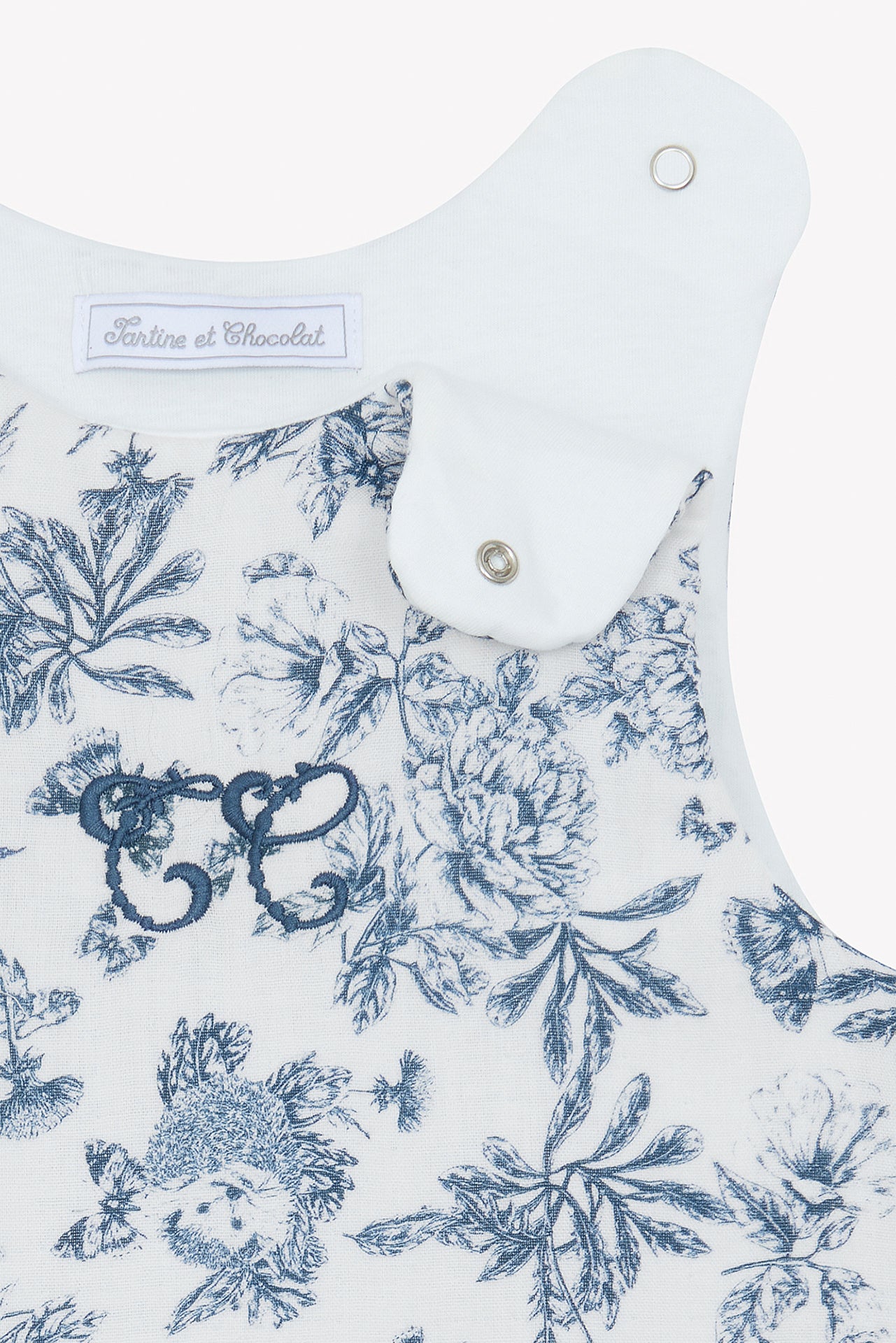 Gigoteuse - T1 Imprimé inspiration toile de jouy bleu