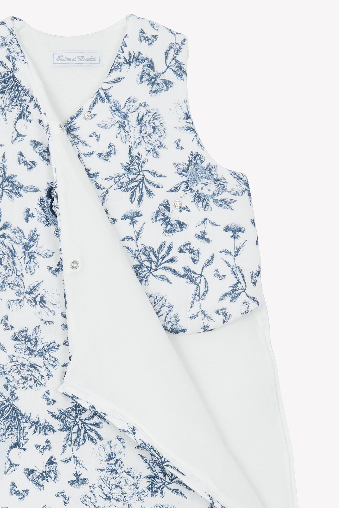 Gigoteuse - T2 Imprimé inspiration toile de jouy bleu