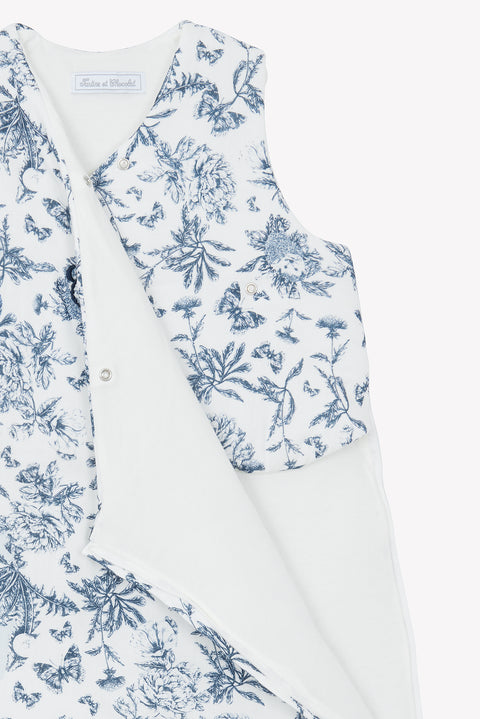 Gigoteuse - T2 Imprimé inspiration toile de jouy bleu - Image principale