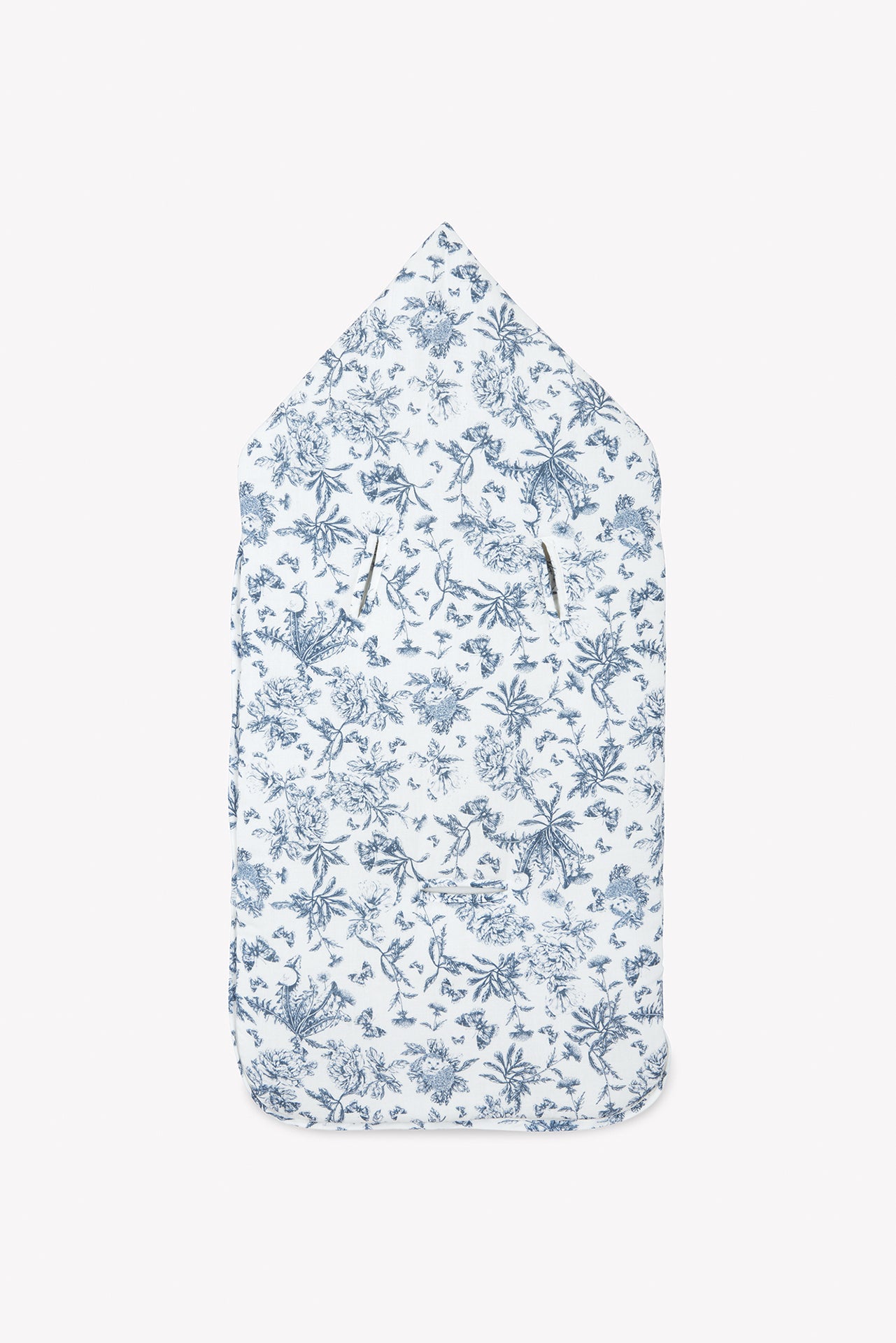 Nid d'ange - Imprimé inspiration toile de jouy bleu