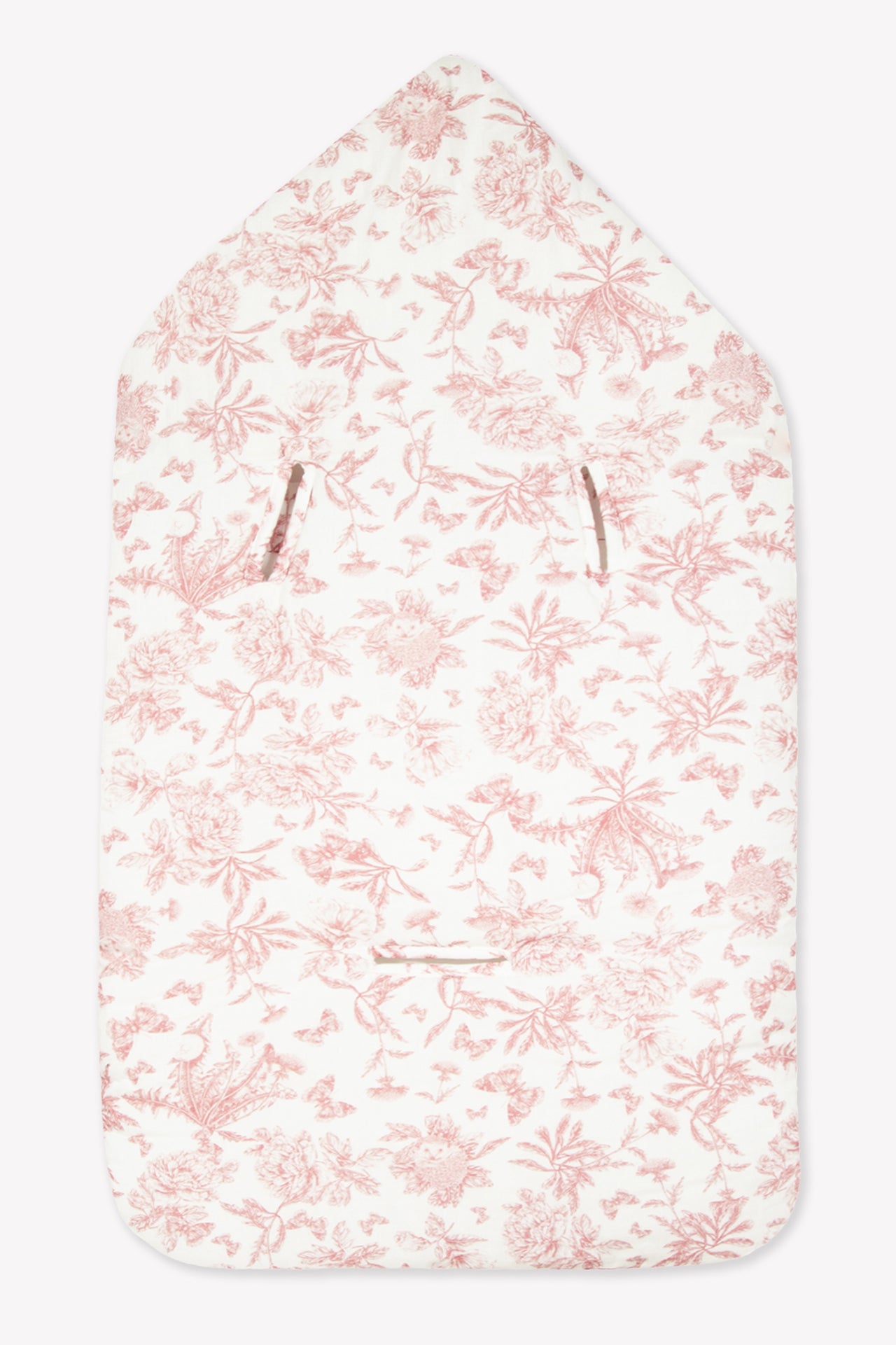 Nid d'ange - Imprimé inspiration Toile de Jouy rose