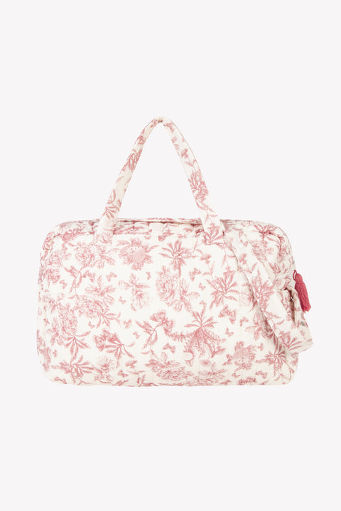 Sac à langer - Imprimé inspiration Toile de Jouy rose - Image principale