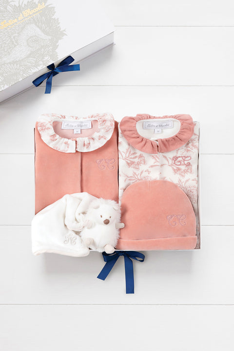 Box - Geburt Druck Toile de Jouy-Inspiration - Image principale