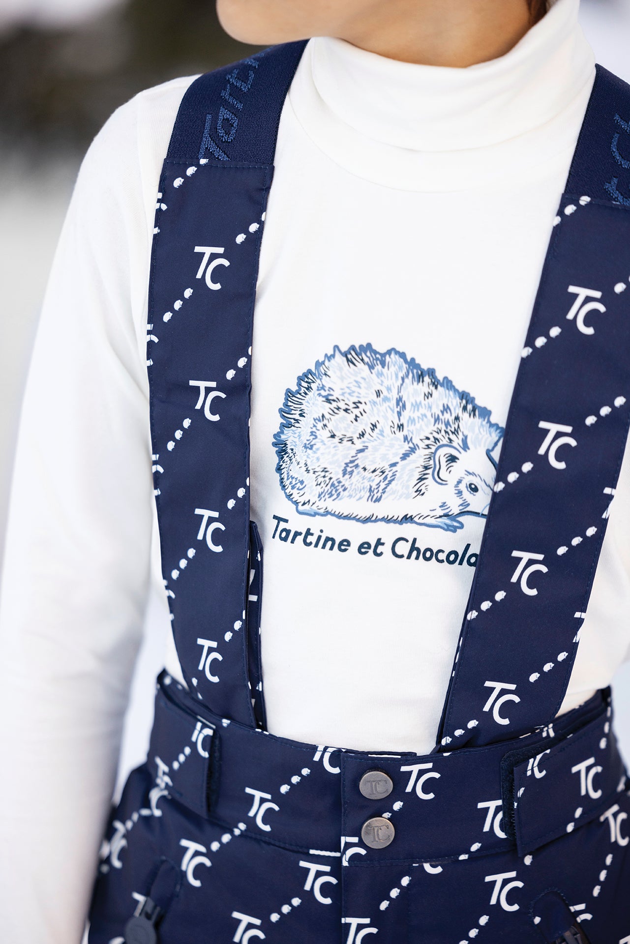 Unter Pullover - Ecru Bio -Baumwolle