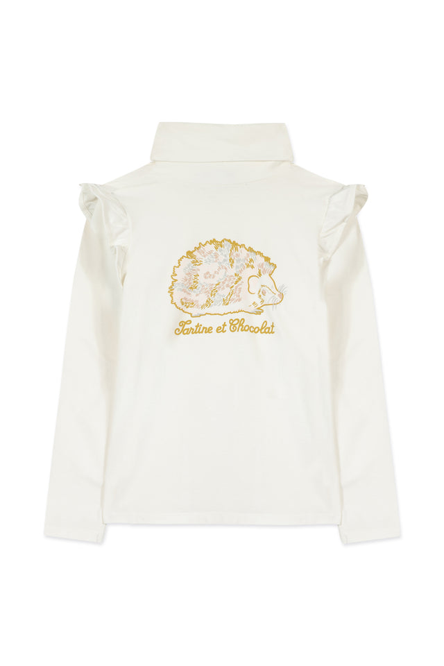 Sous pull - Ecru coton organique - Image principale