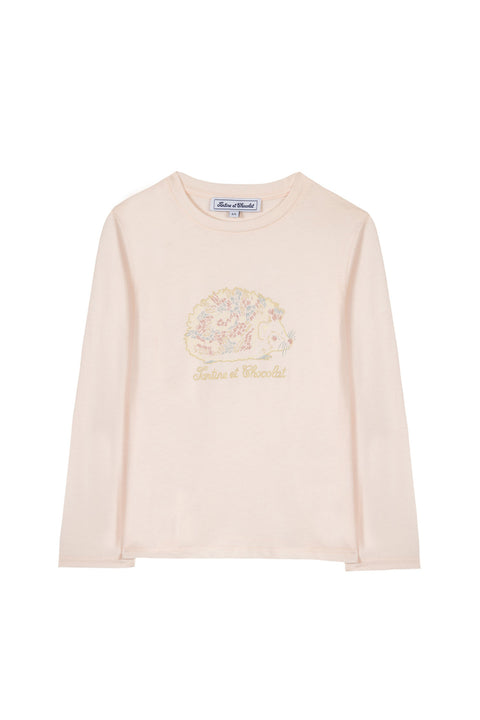Below Sweater - Pink pale Round neck - Image principale