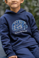 Sweatshirt - Navy heeft Kap
