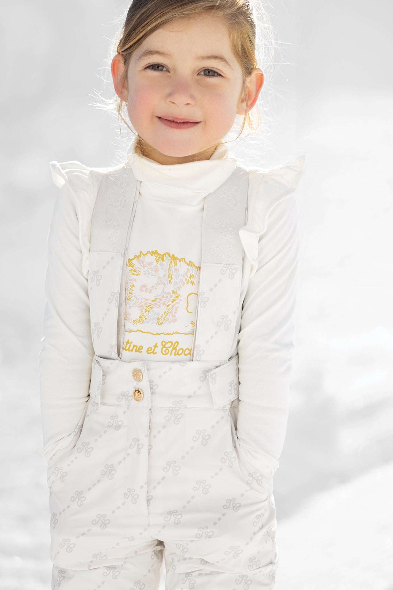 Ski -broek - TC monogram ecru