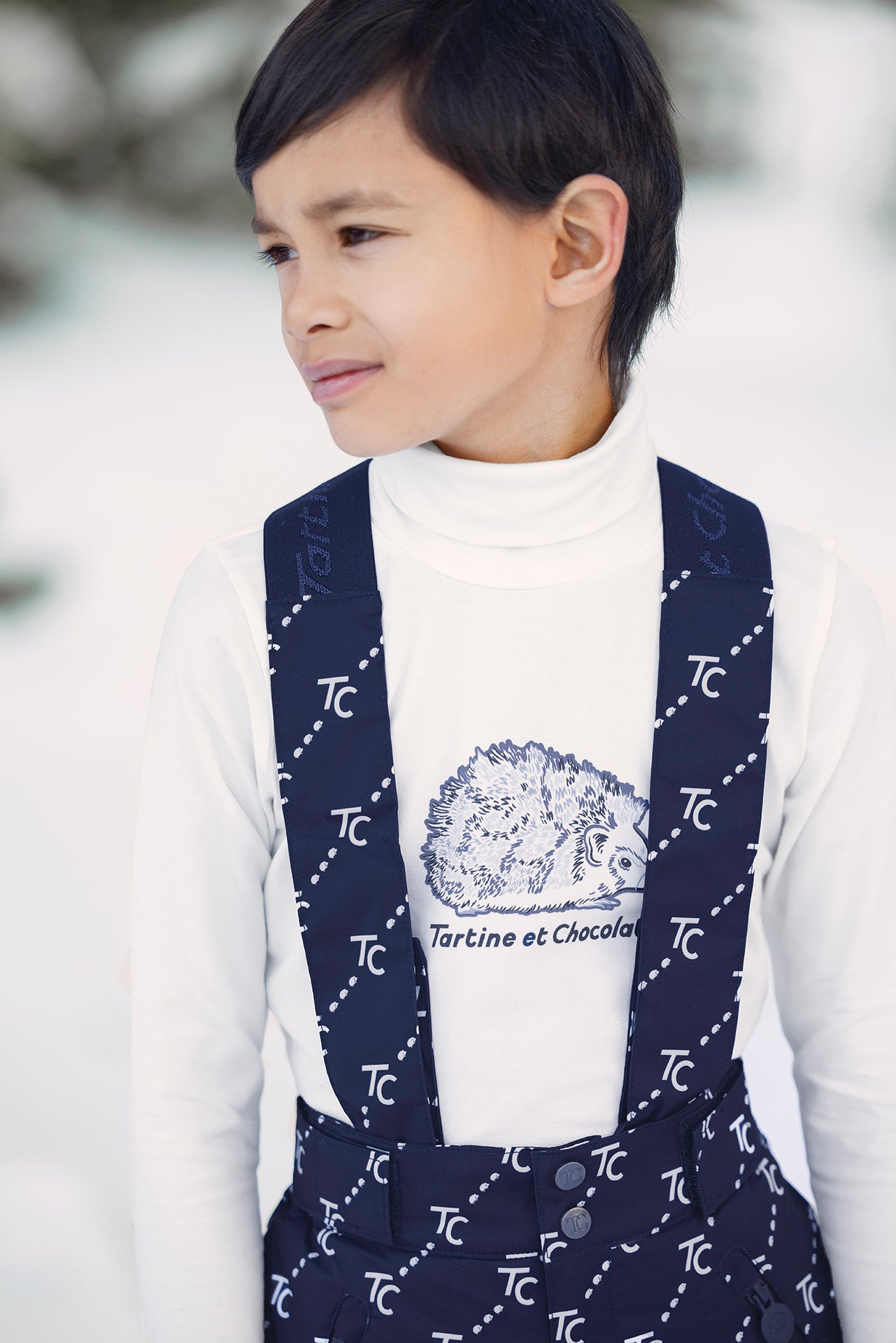 Skihosen - TC Monogramm Marineblau