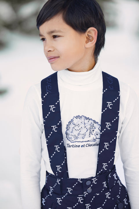 Trousers Ski - TC monogram Navy - Image principale