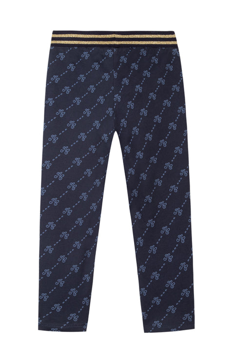 Trousers - Navy TC monogram - Image principale
