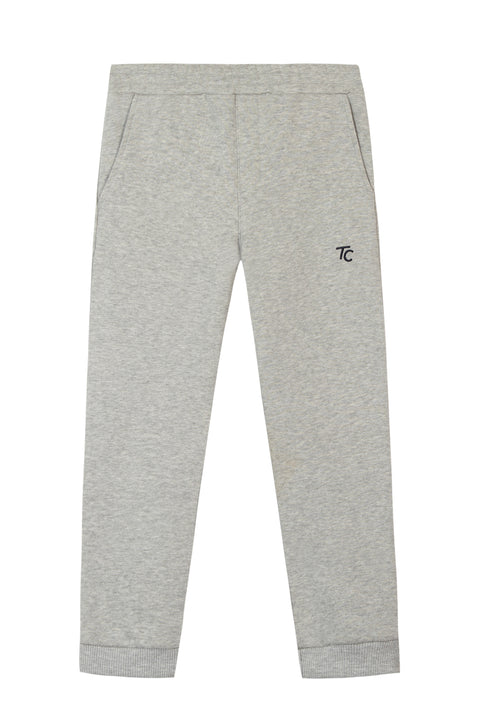 Pantalon - Jogging molleton gris - Image principale