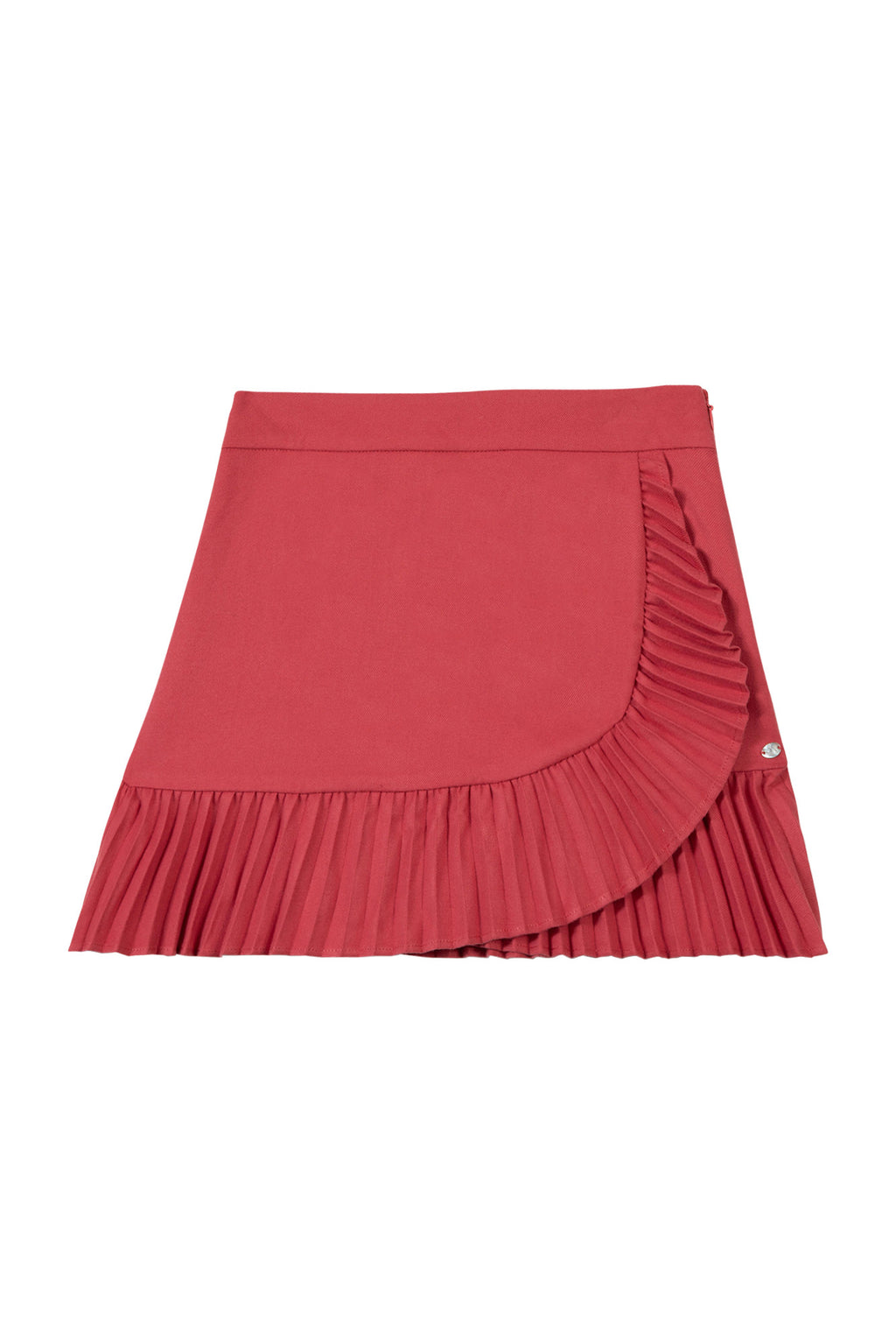 Skirt - Raspberry Flannel pleated