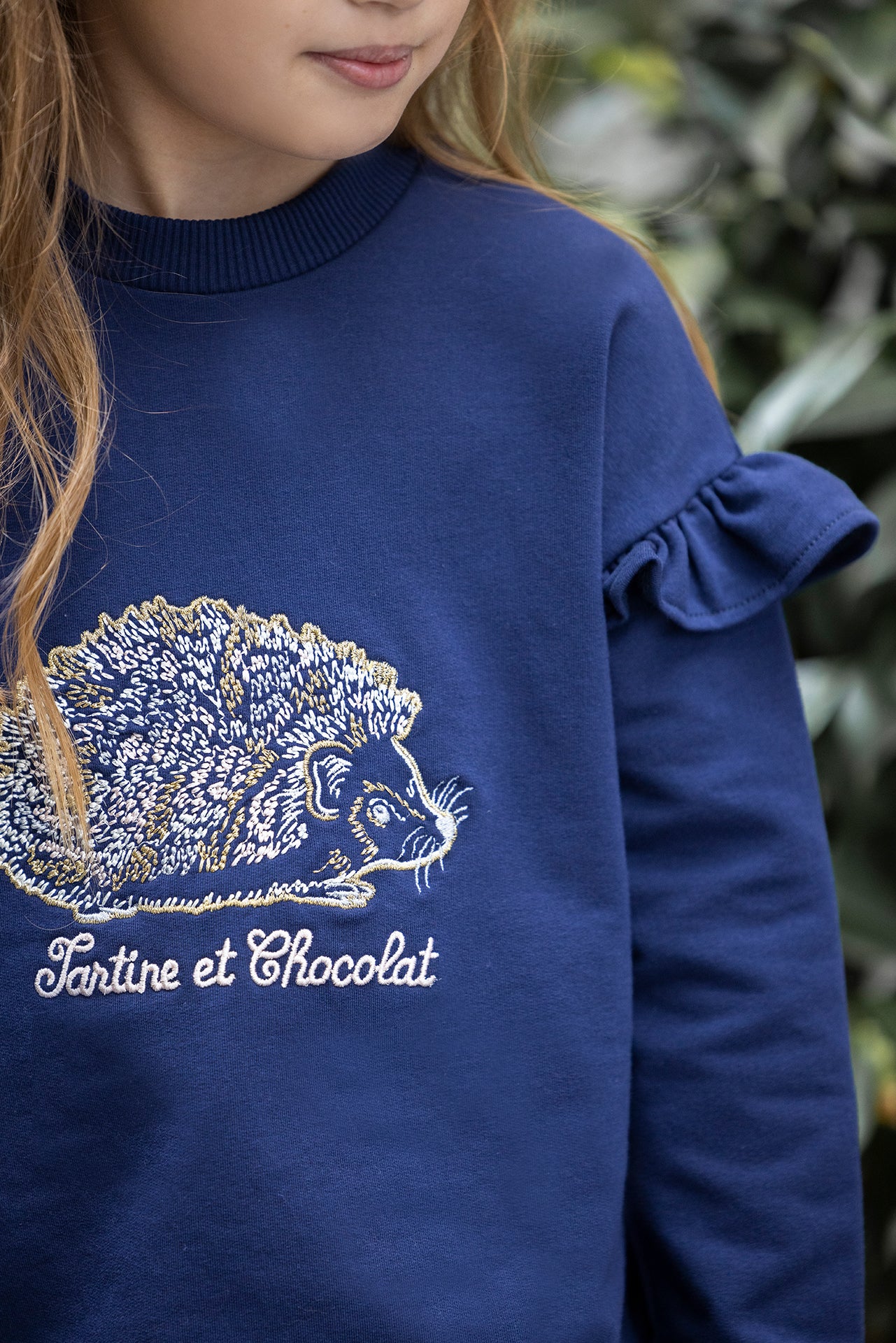 Vestido - Azul marino Cuello redondo