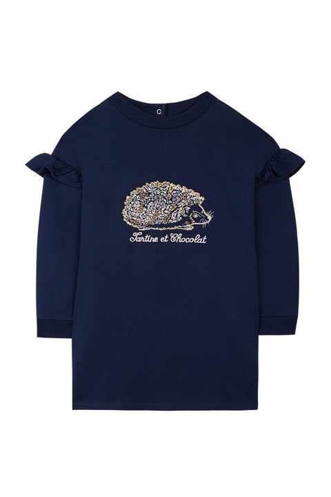 Robe - Marine col rond - Image principale