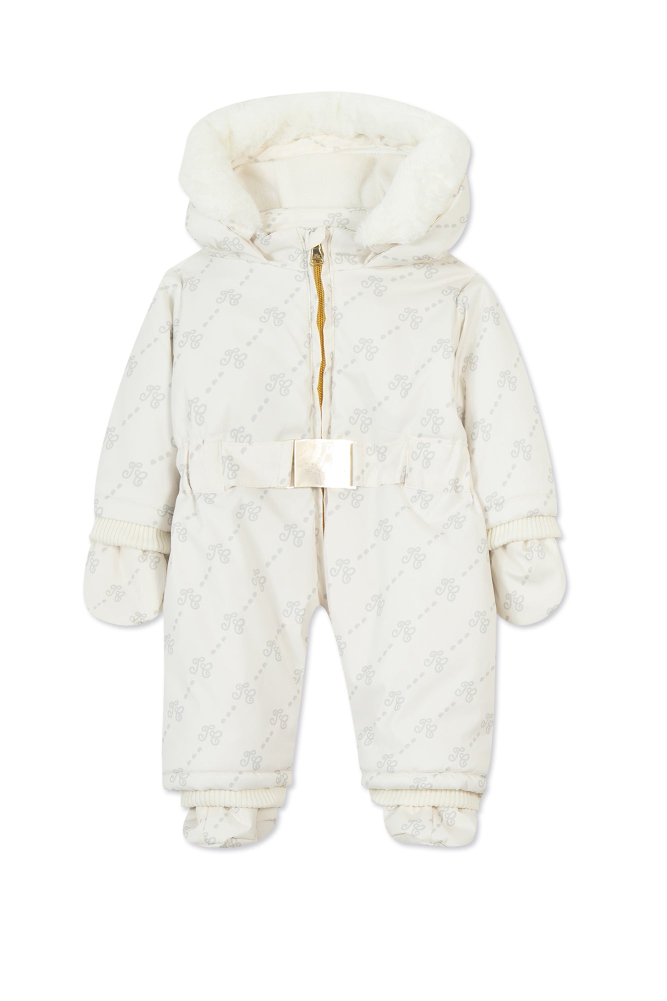 Onesie - Ecru TC monogram