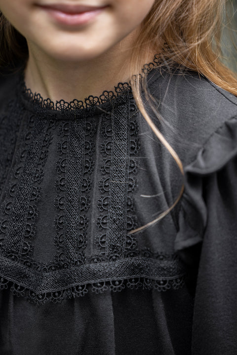 T-shirt - Black fluffy - Image principale