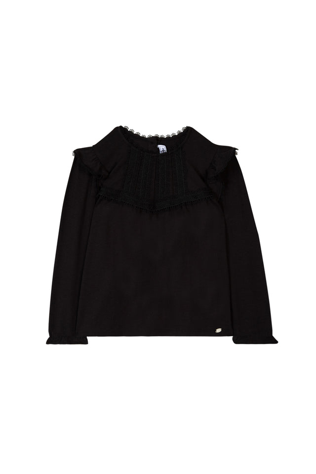 T-shirt - Noir volanté - Image principale