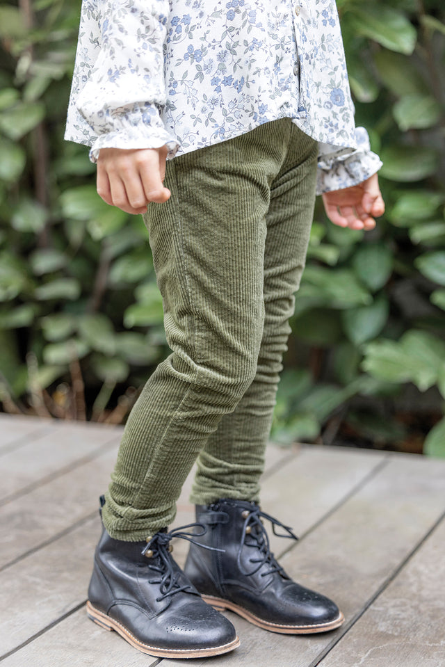 Trousers - khaki Corduroy - Image principale