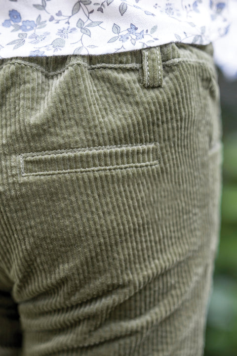 Trousers - khaki Corduroy - Image principale
