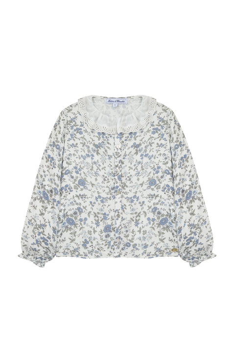 Tunic - Ecru Print flowery - Image principale