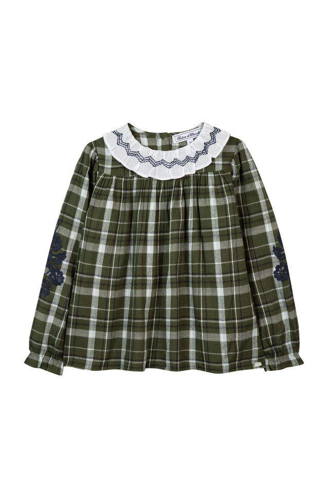 Bluse - Khaki kariert - Image principale